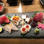 天びん棒 - 豪華！お造り盛り合わせ～♪