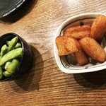 天びん棒 - 枝豆＆さつまあげ♪