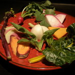 コースの生野菜　ディップ添え　一人