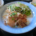 大衆めし 峰 - 豚バラニンニク炒め定食