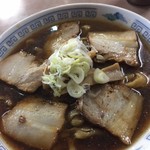 麺処 若武者 弐號店 大正浪漫 ラーメン 名物温泉ぶためし みどり湯食堂 - 中華そば　手打ち