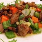 Hồng Hạnh - 牛肉と野菜の炒め物