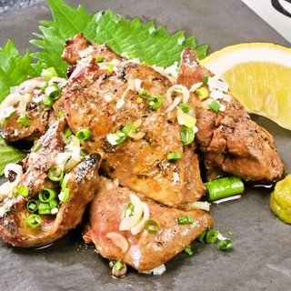fresh! Luxury grilled white liver using chicken from the morning!