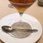 雲丹の冷製コンソメ