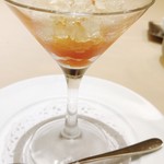 アルポルト神戸 - ブラッドオレンジとリキュールシャーベット