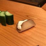 鮨 尚充 - いぶりがっこチーズ