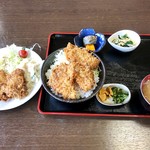 森田屋食堂 - 特製ソースカツ丼(大盛)+とんかつ【料理】 