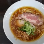 麺屋 満開 - 鶏醤油そば(真上から)(2017年6月26日)