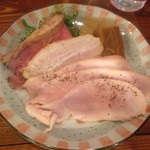 麺屋 Somie's - トッピングは別添え。鶏チャーチー増し。