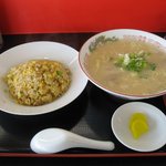 夢楽堂 - ラーメン定食６５０円