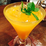 珈琲美人 文月 - オレンジジュース（生絞りでした）