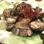 但馬地鶏　炭のあかり - 天草大王ももむねMIX炙り 1,180yen