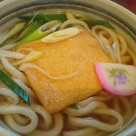 釜玄本店 - きつねうどん  シンプルですね。