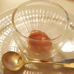 ポンテ ベッキオ - Ｂ－５　ピオーネのシャーベットの出来上がり