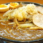 らあめん花月嵐 - 嵐げんこつらあめんブラックモンスター 760円