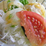 クイーンベル - ステーキ定食のサラダ