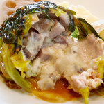 フランス料理 ル・クール - 2017/2/27  中はキノコなどたくさん詰まってる