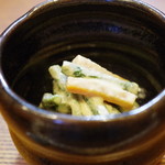 三度豆と人参の胡麻和え