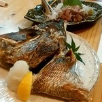 高田酒蔵楽部 みよし - 真鯛のカブト焼き