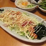 寿司居酒屋 や台ずし - サラダ2017.06.26
