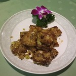 竹園 - 大根もちのXO醤炒め