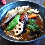 一文字カリー店 - 角煮スープカリーのアップ