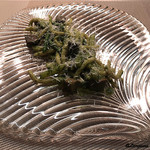 リナシメント - 牛タンのボッコンチーニとジェノヴェーゼのトロフィエ