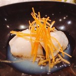 鮨 とかみ - 2017.6.  蒸し物 真牡蠣と蓴菜の酒蒸し