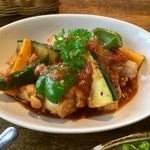 ジャム cafe 可鈴 - 今週のメイン『チキンのトマトカレー煮込』