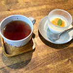 ジャム cafe 可鈴 - 食後のホットティーとサビースデザート