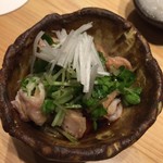 鳥さわ - 首皮のお造り