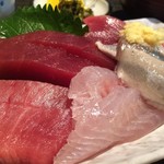 魚盛 - ★本日のランチ 刺身（まぐろ・たい・かつを・いわし）★