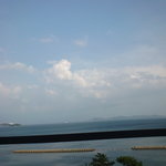 テラス席からの景色