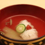 木山 - 鱧 冬瓜 蓴菜 お椀