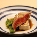 木山 - 金目鯛煮付け 満願寺添え