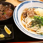 Udonkura Fujitaya - 肉玉ぶっかけ ＆ 漬け丼