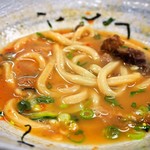 うどん蔵 ふじたや - 肉かま玉うどん（スープわり）