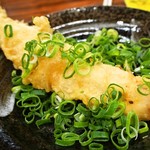 うどん蔵 ふじたや - 源七穴子天のねぎしょうゆ