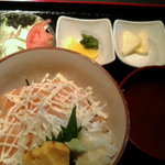 楽食家 マル安 - ランチサーモンマヨネーズ丼