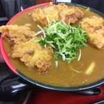 極楽うどん TKU - 鶏天カレーうどん（￥954）