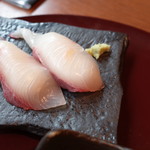 海山亭いっちょう - トロかんぱち2貫