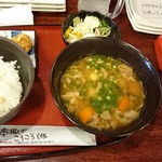 串揚げころころ（仮） - 豚汁定食500円