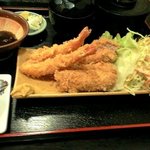 かつ亭膳 - 海老とひれのミニひれカツ定食