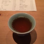 串揚げ 依知川 - 最後に出されるほうじ茶