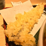 味奈登庵 - 穴子天ぷら♡  
      まぁ、ゴリッパ！  