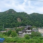 Mitoya - 駅ホームから 山寺見えました