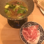 笹組 調整 - ホタルイカの鍋