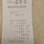 Mitoya - だし蕎麦 1100円  ずんだ餅 130円お菓子やさんでくれた 割引券  値引き50円