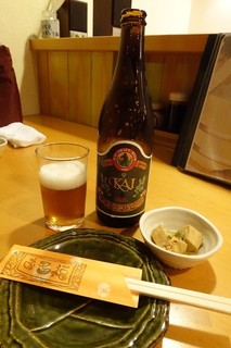 Izakaya Otafuku - 甲斐ドラフトビール500ml　1,200円