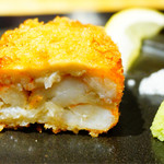 牡蠣入レ時 月島店 - 蟹カツ マルドン塩 山葵